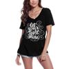 Women's T-Shirt Let Your Shine Light - Positive Vibes Graphic Tee
