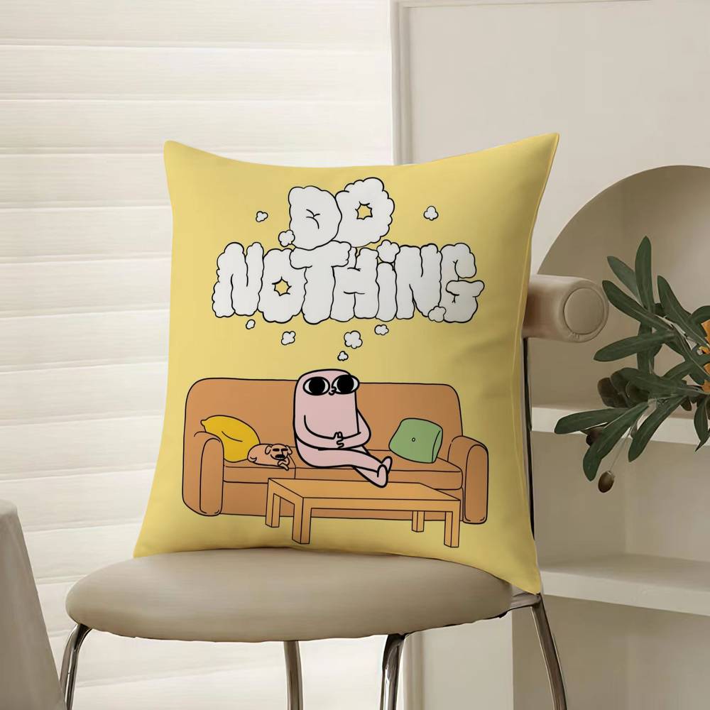 K-ketnipzS Подушка-Боб Чехол для подушки Удобная диван-кровать Шёлковый элегантный Скрытая молния Декоративный чехол для подушки