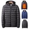 Usb Electric Heated Coat Jacket For Men With Soft And Comfortable Thermal Warmth