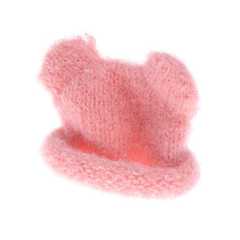 1/12 Кукла Мини Цветная Вязаная Шапка Моделирование Шапки Ручной Работы Игрушки Кукла Одевание Аксессуары Для Детей Ролевые Игры Игрушка