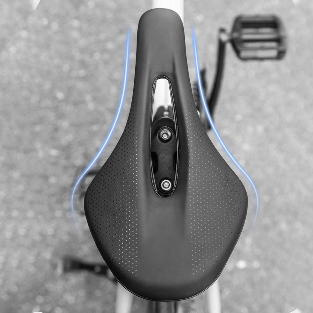 Cycling Saddle Bike Saddle Mountain Cycle Seat For Men Pu Leather Cushion Cover Breathable Cycling Accessories For Mountain Road