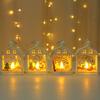 Yousheng Christmas House Wind Light Нежный светодиодный ночник Снеговик Санта-Клаус Лось Элемент Создает атмосферу Окружающее освещение Подвесные украшения на окна