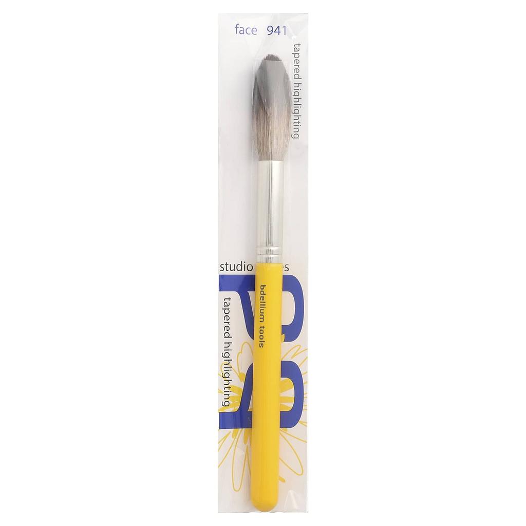 Bdellium Tools Серия Стандарт, Кисть для хайлайтера с косым срезом, Лицо 941, 1 кисть