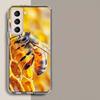 Bees and Honey in the Honeycomb Phone Case For Samsung Galaxy S25 Edge S24 S23 FE S21 S20 S10 Plus S22 S26 Ultra Cover Clear Cas