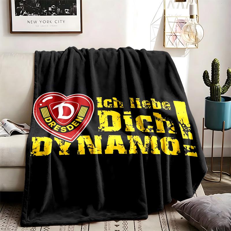 SG Dynamo Dresden Theme Blanket Suitable For Beds Sofas And Camping Perfect For Both Men And Women Comfortable Bedding All Year Round