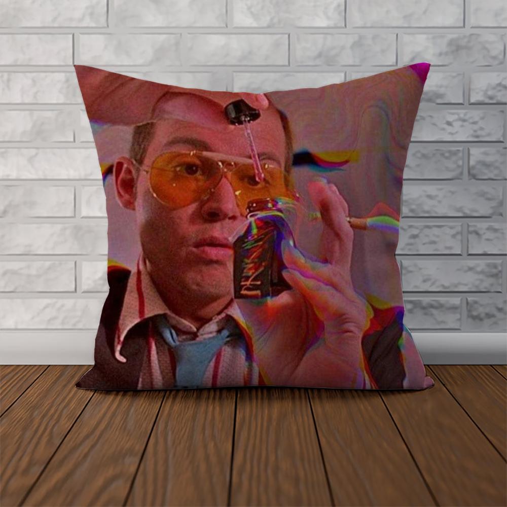 Fear And Loathing In Las Vegas Pillow Case For Car Sofa Decorative Home Doublesided Print Plush Square Throw Pillow Cushion Cov