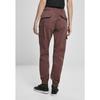 Pantalon femme - Urban Classics - High Waist Cargo - Bordeaux - Taille haute - Coupe Cargo