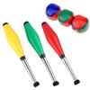 Sac Taske Juggling Sticks, Clubs, Street Performers, Acrobats, and Juggling Balls (Set of 3 Sticks and 3 Balls)