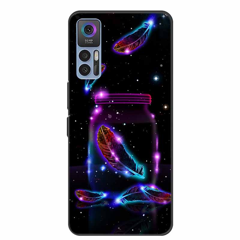 Для TCL 30 Plus Чехол Роскошный Мягкий Силиконовый Задний Чехол Чехол для Телефона для TCL 30 SE Чехол TCL 30 5G для TCL 30+ Защитный Чехол T676J Fundas