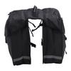 34L Bike Rear Seat Bag Waterproof Double Side Bicycle Saddle Bag with Reflective Strips for Bicycle
