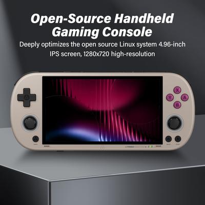 Портативная игровая консоль для TrimUI Smart Pro S, ручной игровой плеер, эмулятор, 4,96-дюймовая, система Linux, ретро-консоль для ручных игр