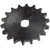 420 Sprocket 18 Tooth Carbon Steel Chain Wheel Replacement Accessory 0.7x0.5in Inner Diameter