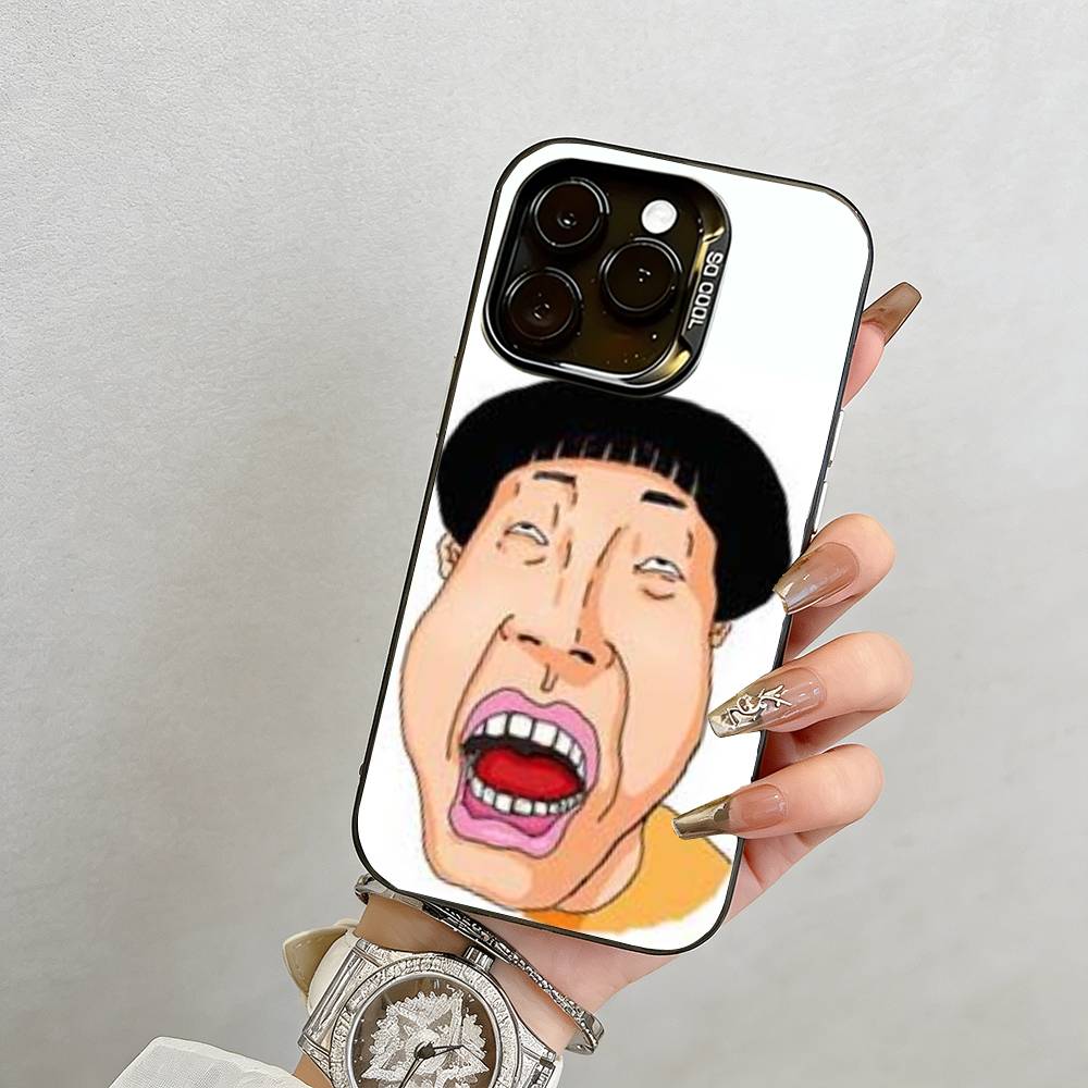 Забавные мультяшки Чехол для телефона для iPhone 17,16,15,14,13,12,11 Plus,Pro Max,XS,Цветной Посеребренный Внутренний Чехол