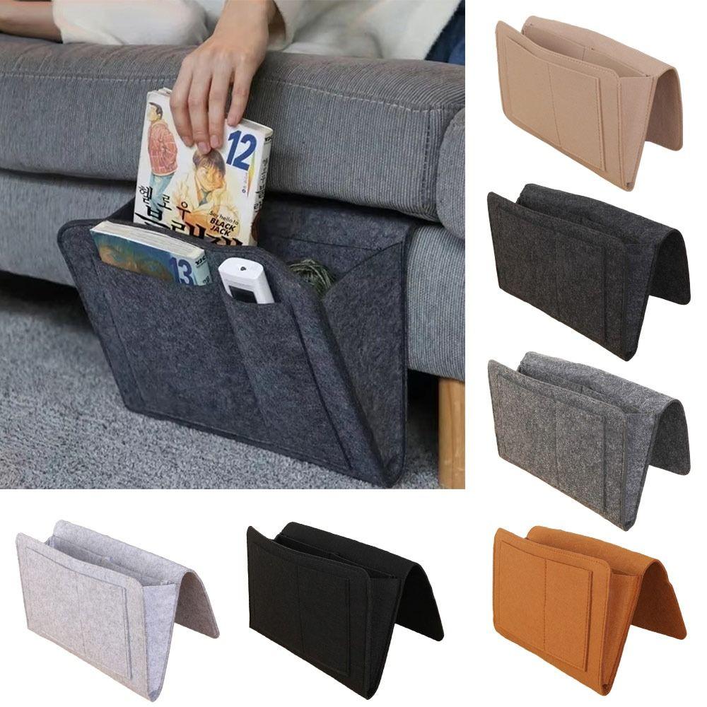 С карманом из фетра для хранения, держатель для пульта для CD журналов, планшета, мобильных телефонов, мелочей