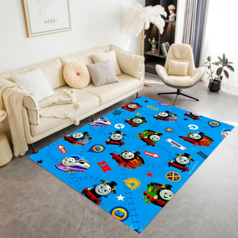 Thomas Friends Adventure Carpet Design for Game Room Study room Kitchen Outdoor Anti-slip Rug Office home decor