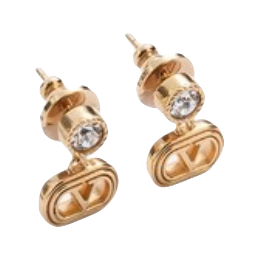 Valentino Original Fashion Metal Earrings Women earrings Gold 7W2J0AI4YCW9MN