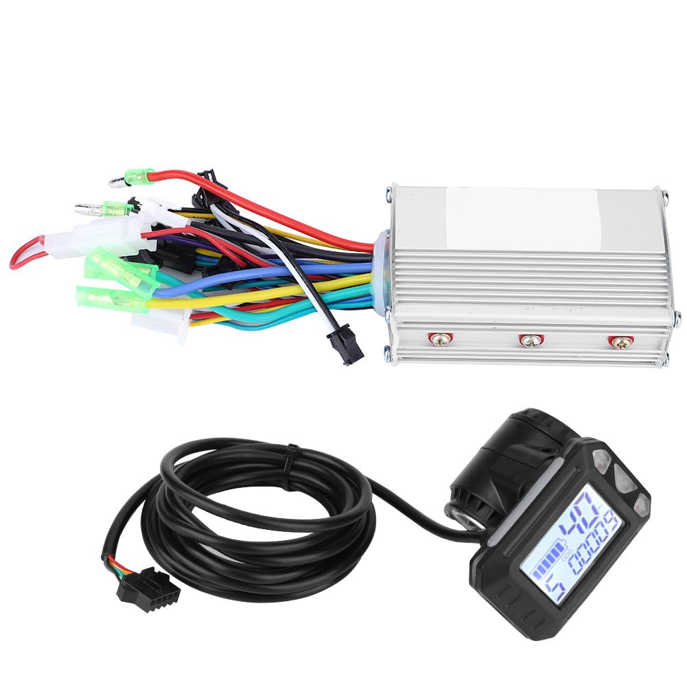 Водонепроницаемый ЖК-дисплей с панелью управления для электрического велосипеда, скутера, бесщеточного контроллера(350 Вт 36 В )