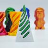 1 шт. Детская 3D-печатная игрушка-непоседа в виде спирального конуса, Невозможная пирамида, Сквозная скульптура, Антистресс, Снятие тревоги, Игрушка для взрослых