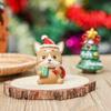 Игрушки Кукла Деда Мороза Кукольный домик Декор Настольные украшения Микроландшафт Мультяшная Рождественская фигурка