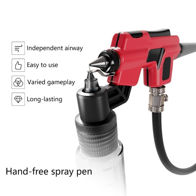 Профессиональный набор для аэрографии с подставкой для маркеров, легкий распылитель, модель для покраски, набор инструментов для моделизма, простое обслуживание