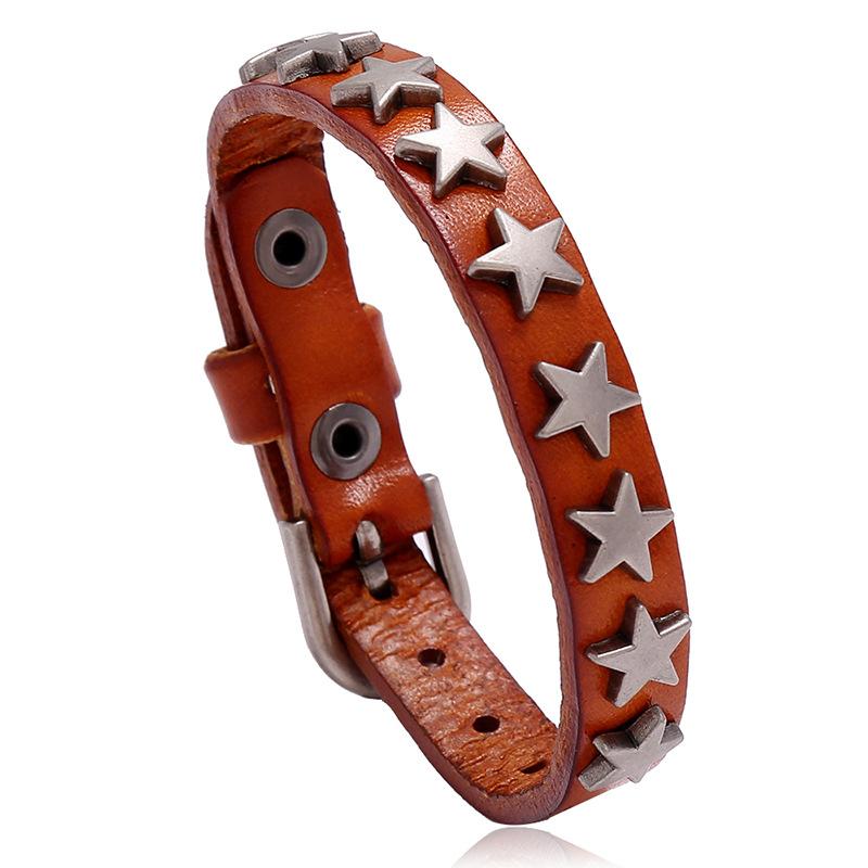 Punk Retro Jewelry New Pentagram Bracelet Bracelet Bar Hip-hop Accessories