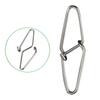 100PCS Not Damaging Fishing Line Fishing Swivel Snap Fishing Lure Connector  Sea Fishing