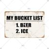 Retro Metal Plate Drink Tin Sign Funny Beer Wine Lover Vintage Metal Plaque for Bar Pub Club Kitchen Home Man Cave Wall Decor