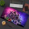 1Pc Space Adventure Heroes Gaming Mouse Pad Keyboard Desk Mat Non-slip Rubber Lock Edge Waterproof Computer Mousepad for Office Home Decor S1751