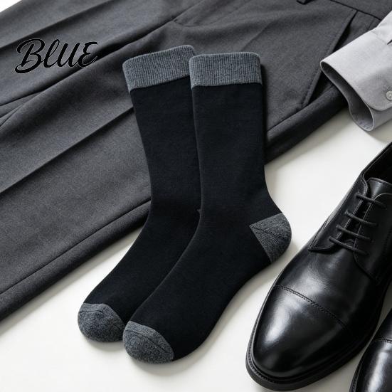 Удобные носки в стиле Business Casual для мужчин, полосатые носки-гольфы, хлопковые, для dress-кода, отводящие влагу, мягкие, с гребенчатой пряжей, дышащие, для офиса, на каждый день