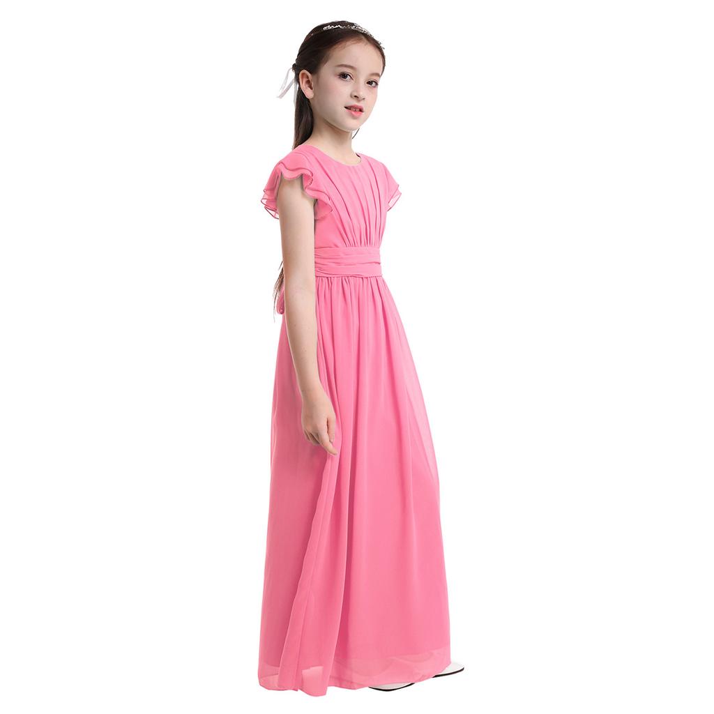 Платье для девочек с цветочным узором