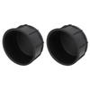 Комплект из 2 шт. Вставка-подкладка подстаканника центральной консоли, черная резина, защита от УФ-лучей, автомобильные аксессуары для интерьера