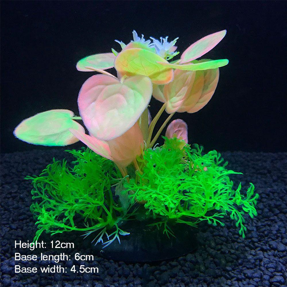 12 см искусственные аквариумные растения водная трава украшения аксессуары для аквариума водоросли украшение