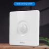 AC 220V LED PIR датчик движения выключатель света инфракрасный датчик обнаружения человеческого тела автоматическое включение выключение света умный выключатель для коридора лестницы