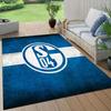 FC Schalke 04  Pattern Square Carpet,Area Rug,Carpet Rug for Living Room Bedroom Sofa Playroom Decor,Non-slip Floor Mat