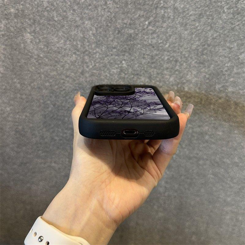 Мечтательный Розовый Чехол с Цветением Сакуры для Серии iPhone 17 16 15 14 13 12 11 Pro Max Plus