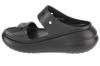 Crocs Classic Crush Sandal, женские черные шлепанцы