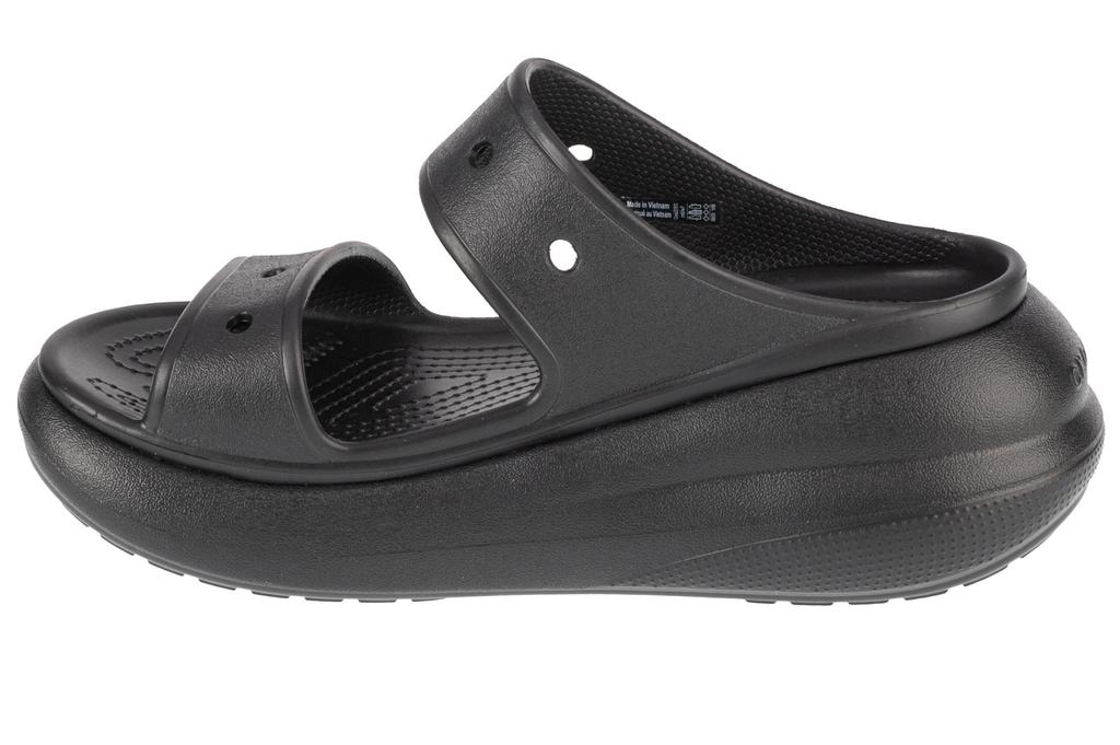 Crocs Classic Crush Sandal, женские черные шлепанцы
