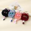 Cute Plush Toy Cat Doll Keychain Fluffy Soft Anime Stuffed Key Ring Backpack Bag Pendant Lovely Gift