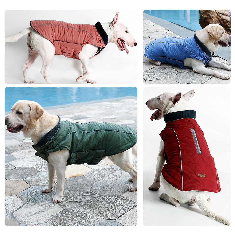 Dog Vest Cold Weather Dog Coats Retro Design Cozy Winter Dog Pet Vest Pet Outfit Clothes for Winter Warm Dog Clothes for Small Medium Large Dogs