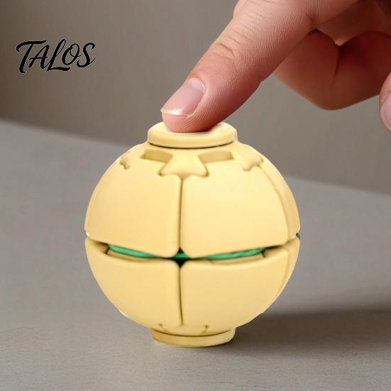 Игрушка для снятия стресса для детей 1/2 шт., 3D-печатный нажимной вращающийся шар, спиннер для взрослых, тихий вращающийся шар, гаджет для снятия напряжения, прочный