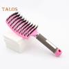 Вентилируемая щетка для волос, портативная антистатическая, тонкая, густая, вьющаяся, длинная, влажная, сухая, плоская щетка для женщин и девочек, массаж кожи головы, укладка волос, распутывание, расческа