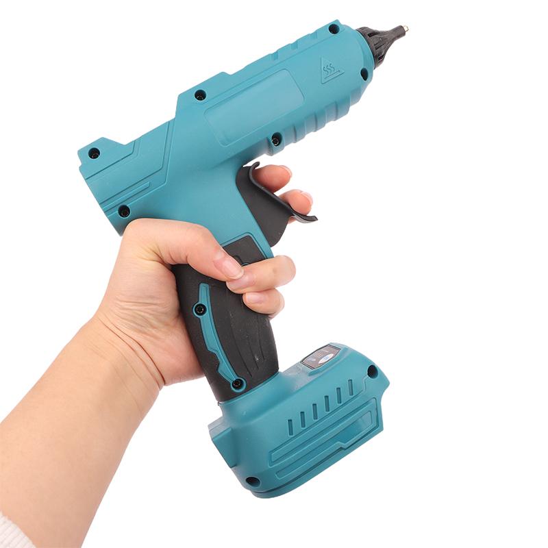 Электрический пистолет для термоклея Беспроводной клеевой захват Клеевой стержень 11 мм Термосварка Воздушный пистолет (Нет батареи) Подходит для аккумулятора Makita 18 В
