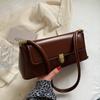 Korean Style INS Fashion Versatile Trendy Women's Bag Small Square Bag Solid Color Casual Versatile Business Women's Bag Underarm Bag