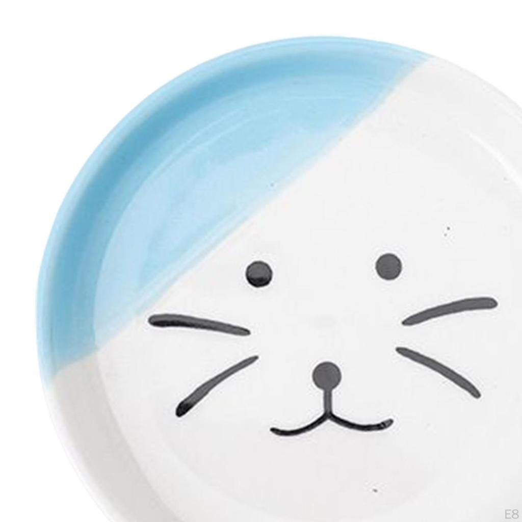 Миска для кошки, Керамические миски для питомцев, Наклонная приподнятая подставка для еды и воды, Кормушка, Идеальная