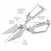 Stainless Steel Poultry Shears Ultra Sharp Chicken Bone Scissors Boning Scissors  For Camping