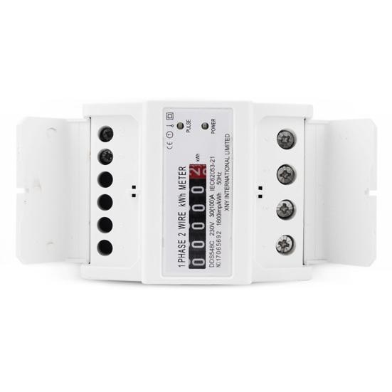 DDS548C 30-100A 230 В рельсовый счетчик электроэнергии широко используемый счетчик практический счетчик электроэнергии бытовой