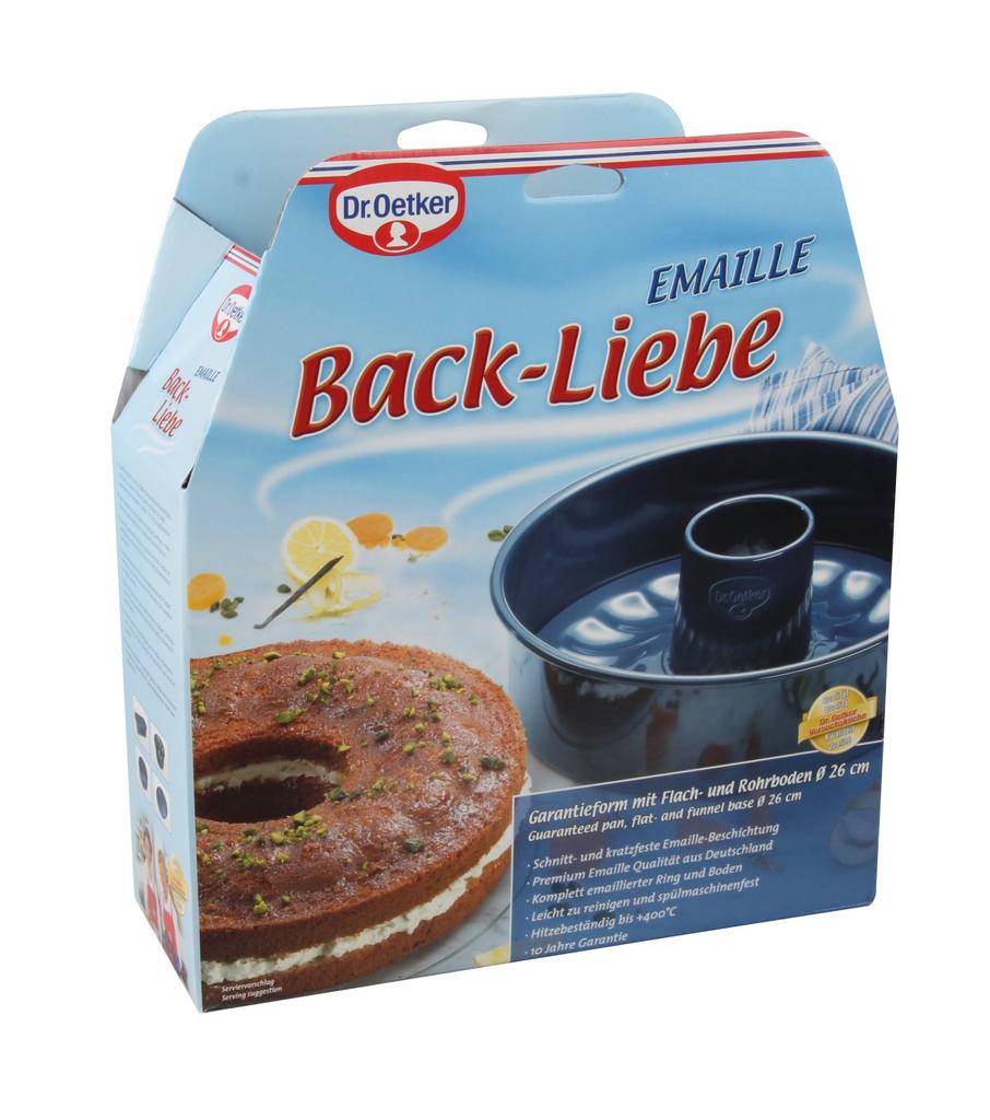 Double Bottom Springform and Savarin Mold 26 Cm Dr. Oetker Back Liebe Ref. 2364