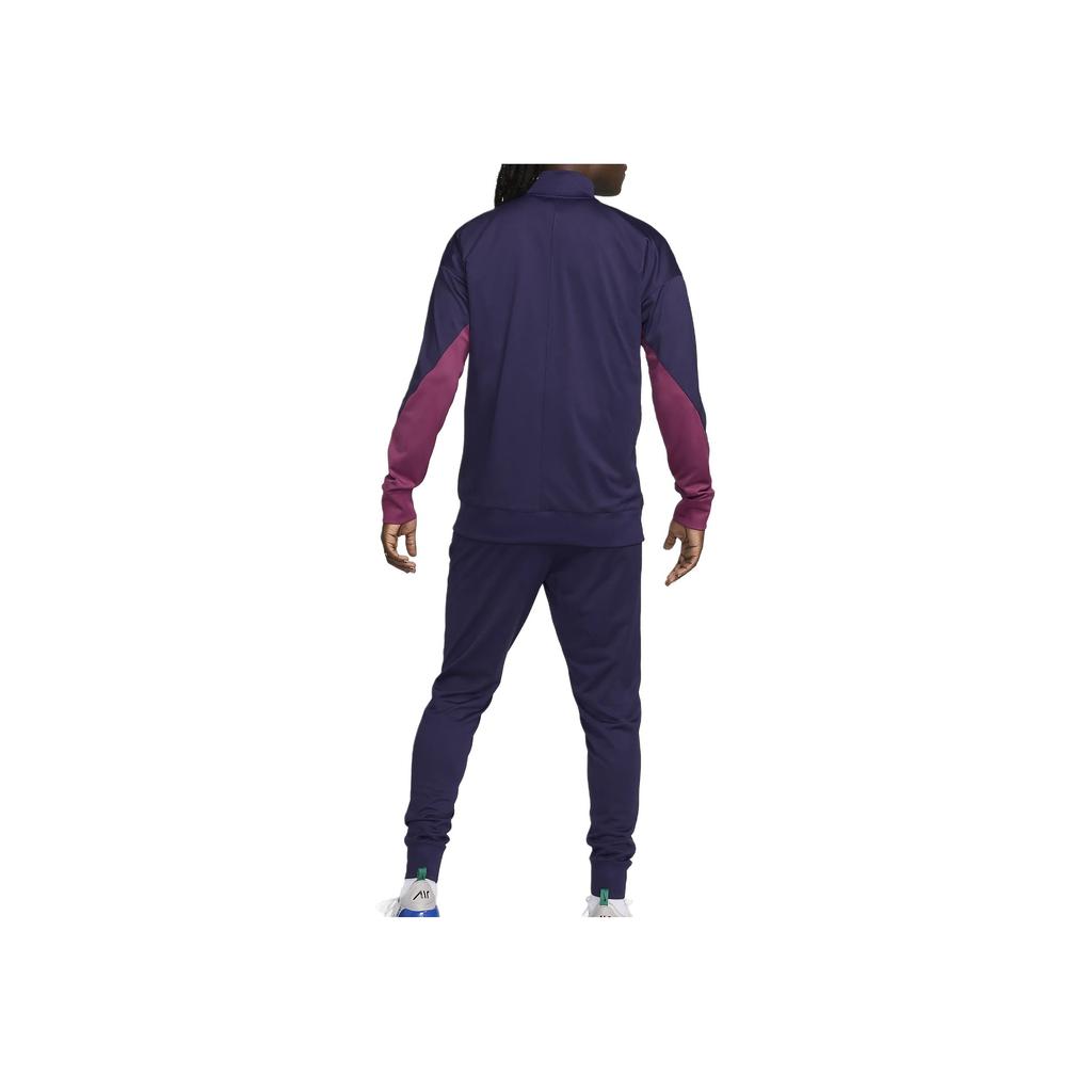 Nike Спортивный трикотажный костюм Dri-FIT England Strike для футбола, приталенный, с длинными рукавами, влагоотводящий, удобные длинные брюки, футбольный комплект FJ2342-555