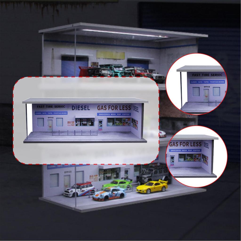 1/64 Diecast Model Car Display Case Vehicle Stand for Sports Decorative Acrylic