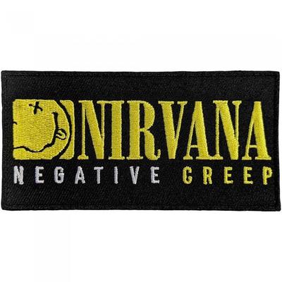 Negative Creep Woven Iron On Patch